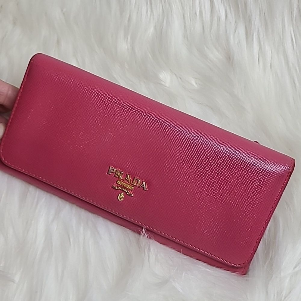 💯 Authentic Prada Safiano Long Wallet 🍀 - Picture 1 of 14